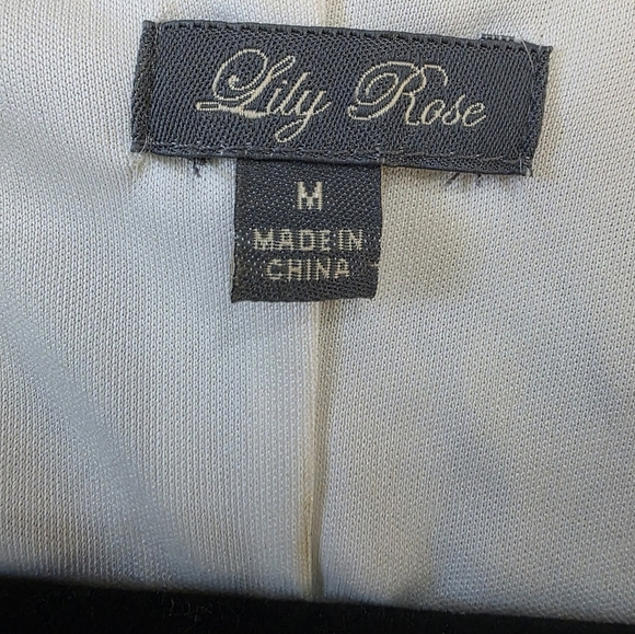 Lily Rose Cream High Low Sundress Scoop Neck Sleeveless Size Medium - Picture 3 of 4